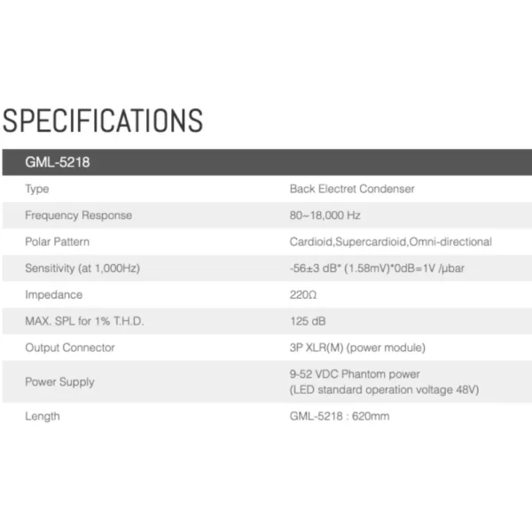 JTS GML-5218 - Image 2